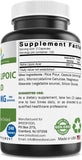 Brieofood Alpha Lipoic Acid 600mg bottle side view