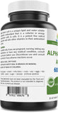 Brieofood Alpha Lipoic Acid 600mg capsules close-up