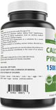 Brieofood Calcium Pyruvate bottle with label and capsules