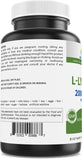 Brieofood L-Lysine nutritional information label