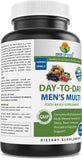Brieofood Men's Multi Food-Based Multivitamin back view with ingredient list