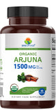 Brieofood Organic Arjuna 1500mg packaging side view