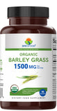 Brieofood Organic Barley Grass 1500mg packaging details