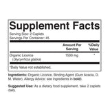 Brieofood Organic Licorice Root 1500mg tablet close-up
