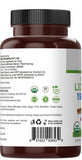 Brieofood Organic Licorice Root 90 Tablets side view