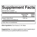 Brieofood Organic Safed Musli 90 vegetarian tablets packaging