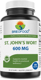 Brieofood St. John's Wort 600 mg capsules front view