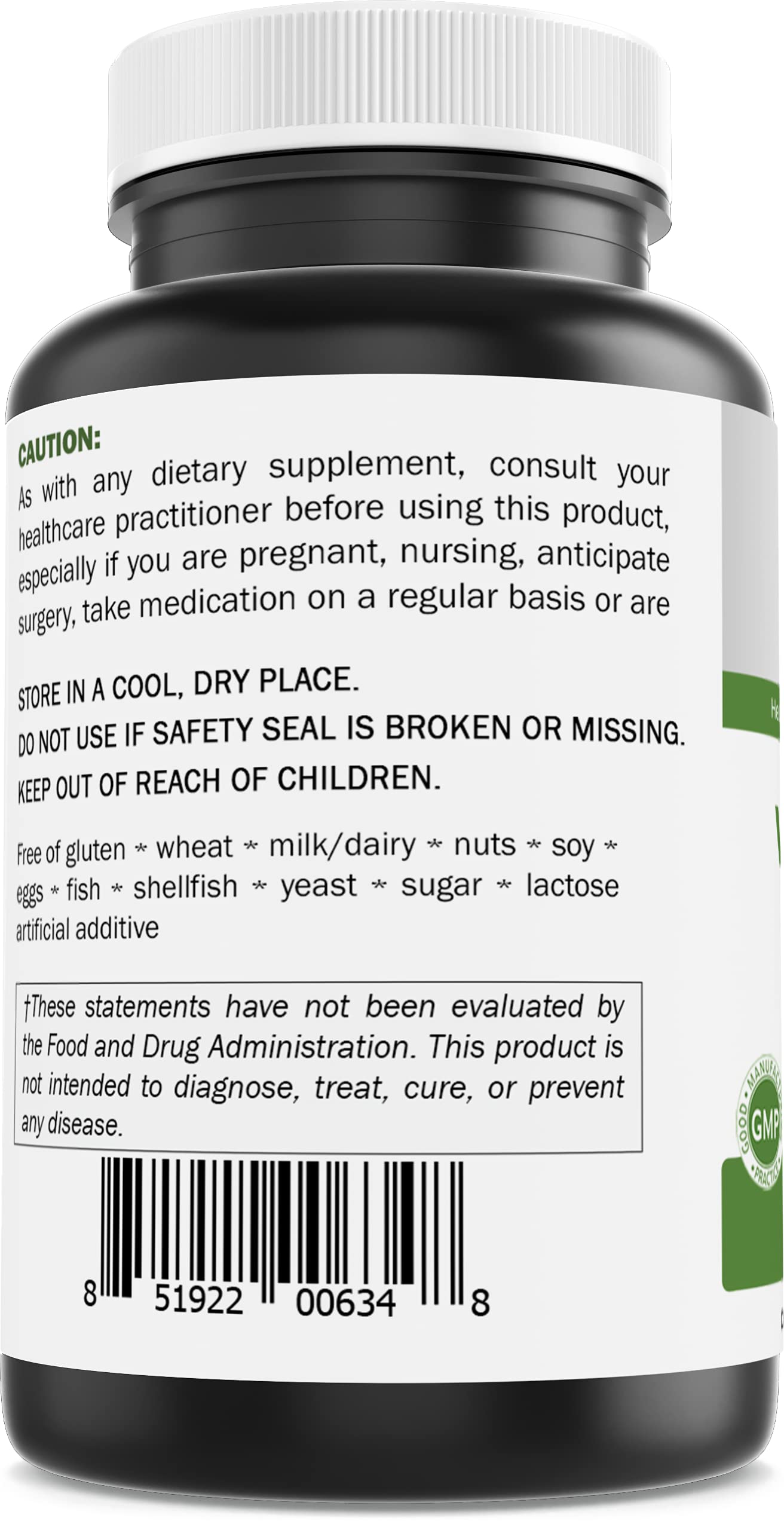 Brieofood Vitamin B2 400mg 120 Veggie Capsules with packaging