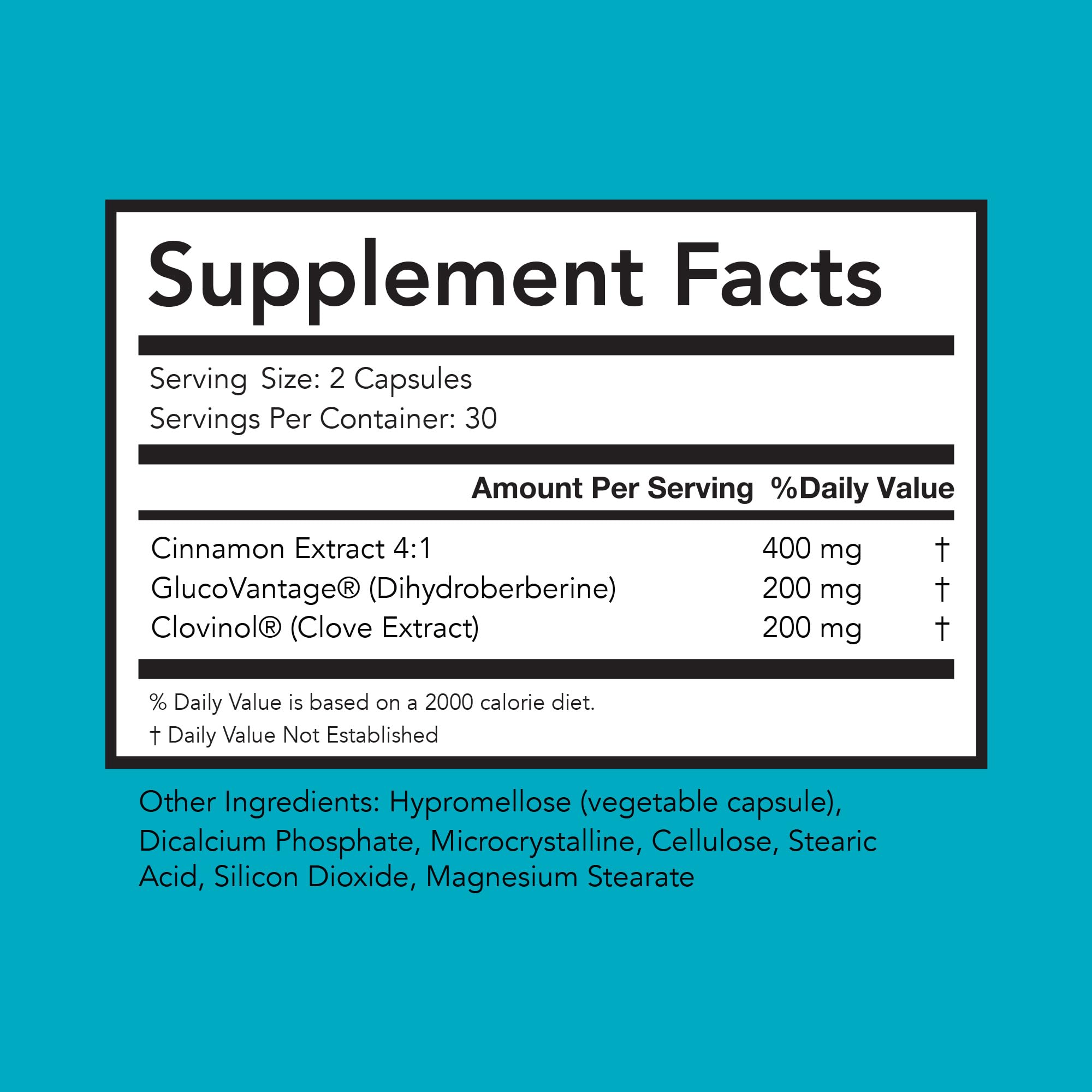 Bright Naturals Glycevia bottle with 60 capsules