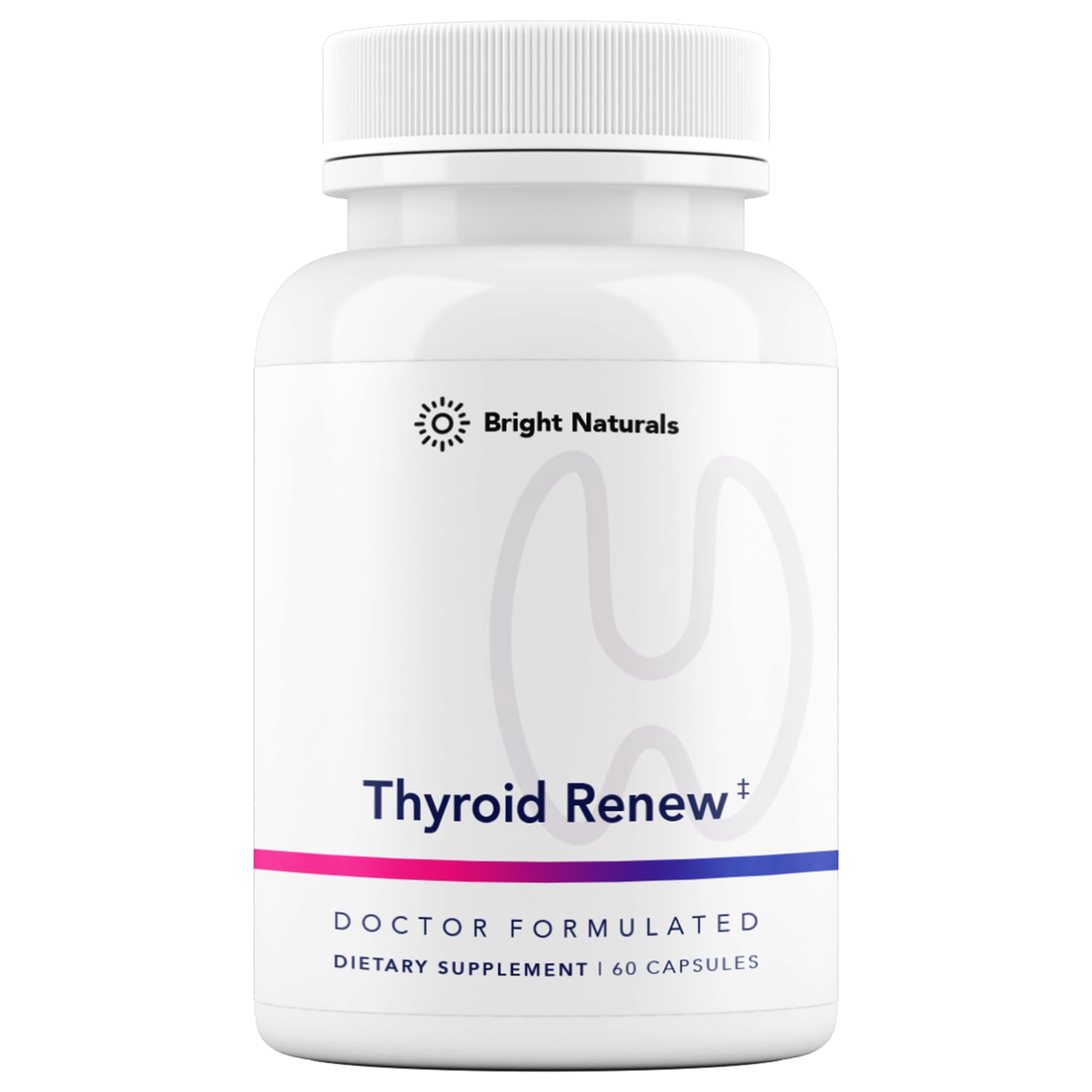 Bright Naturals Thyroid Renew supplement front view