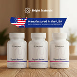 Bright Naturals Thyroid Renew supplement on a kitchen counter