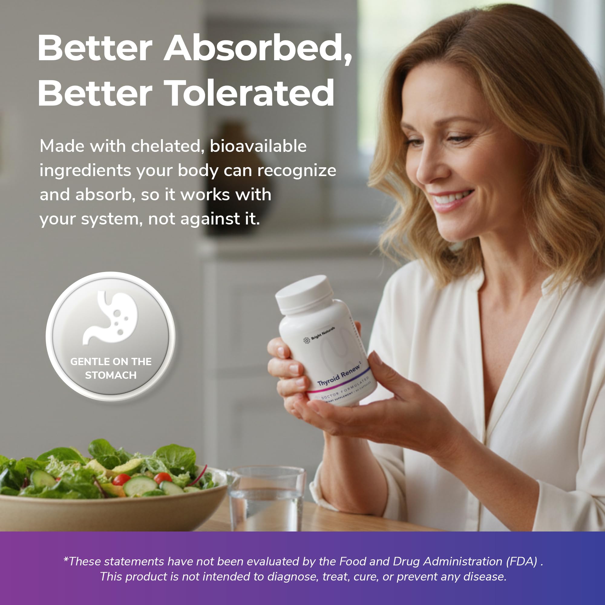 Bright Naturals Thyroid Renew supplement packaging