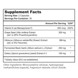 Bright Naturals Vaso Calm Grape Seed Extract side view
