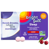 BRIGHTFULL Sleep Chewable Tablets Cherry flavour front view