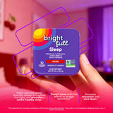 BRIGHTFULL Sleep Chewable Tablets Cherry flavour in a travel bag