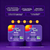 BRIGHTFULL Sleep Chewable Tablets travel-friendly tin
