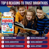 BrightKids Focus Gummies close-up showing the texture