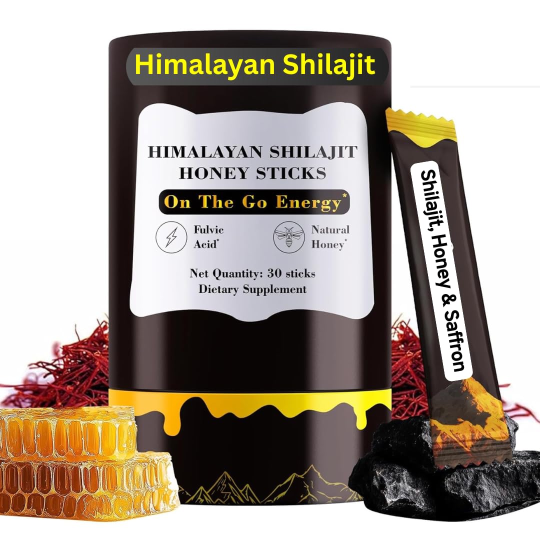 BRILLURE Shilajit Honey Sticks packaging front view