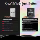 BRIODOSE MUSHROOM COFFEE preparation process