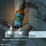BRIOTHEORY Turmeric Root Extract Tincture bottle with dropper