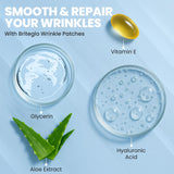 Briteglo Collagen Forehead Patches application process