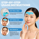 Briteglo Collagen Forehead Patches individual patch close-up