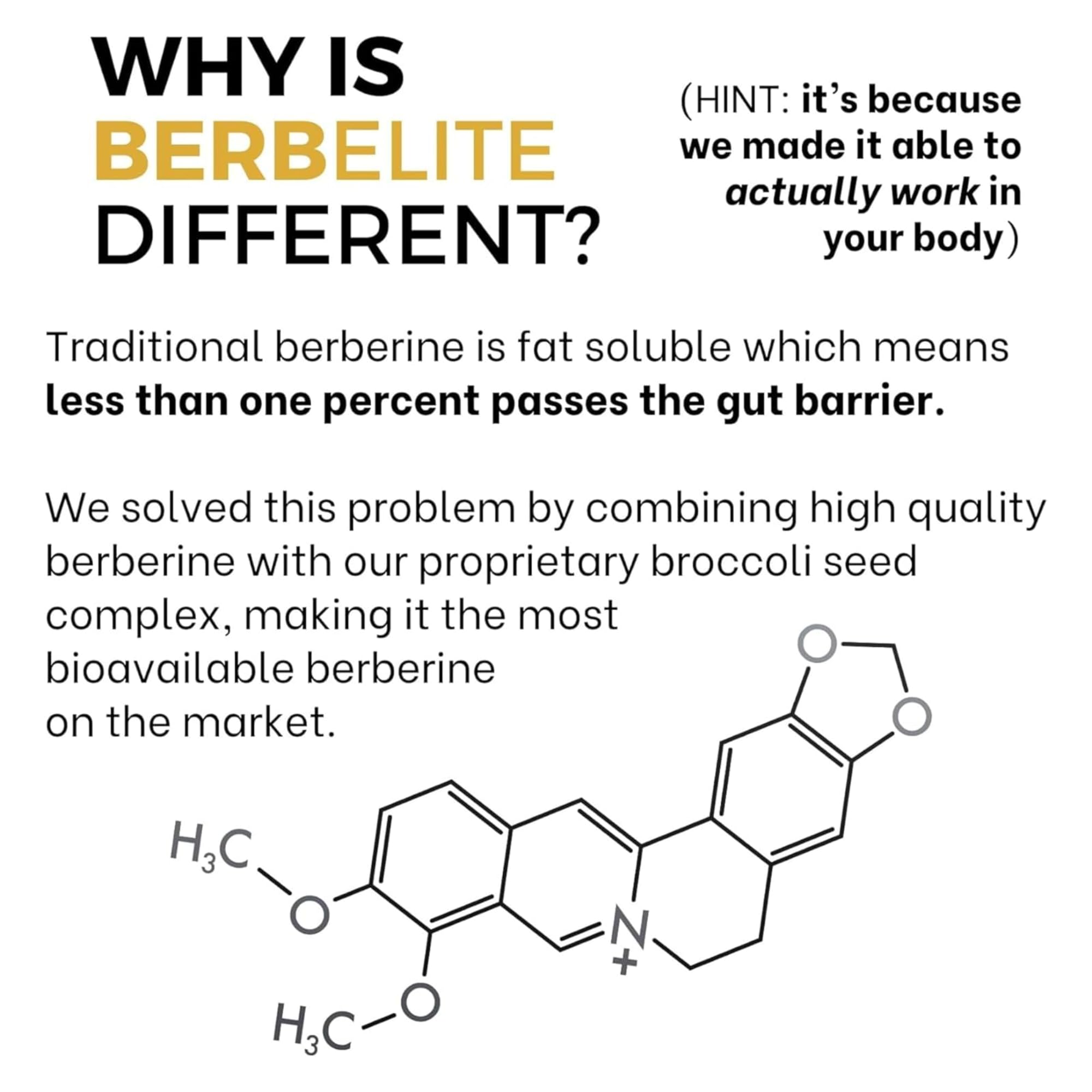 BrocElite BerbElite bottle with a measuring spoon