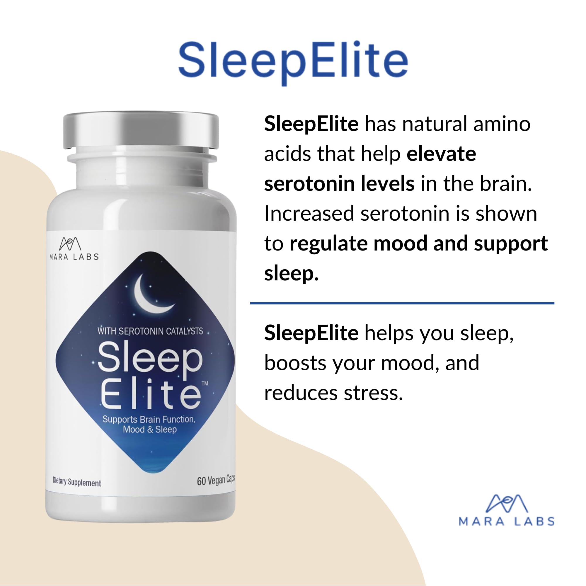 BrocElite SleepElite with a measuring spoon