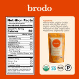 Brodo Organic Variety Collagen Bone Broth nutritional information