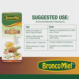 BRONCOMIEL Honey Propolis & Elderflower Syrup in a glass