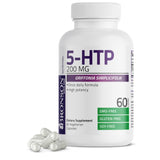Bronson 5-HTP 200 MG Vegetarian Capsules front view