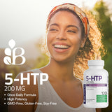 Bronson 5-HTP 200 MG Vegetarian Capsules packaging
