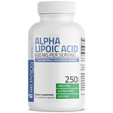 Bronson Alpha Lipoic Acid 600 MG vegan capsules with packaging