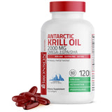 Bronson Antarctic Krill Oil 2000mg softgels front view