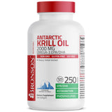 Bronson Antarctic Krill Oil 2000mg softgels in hand