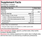 Bronson Antarctic Krill Oil 2000mg softgels opened bottle