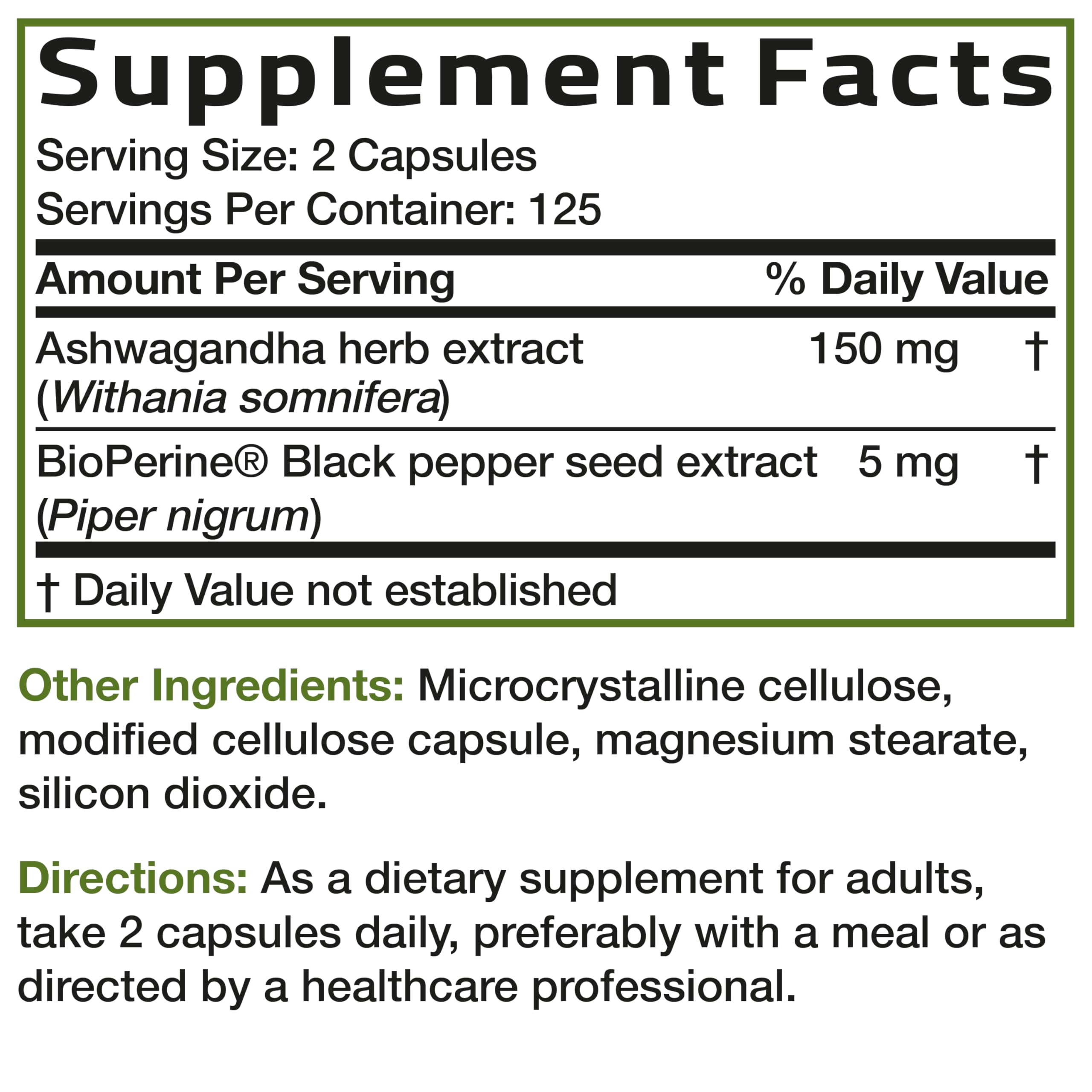 Bronson Ashwagandha Extra Strength bottle on a shelf
