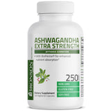 Bronson Ashwagandha Extra Strength capsules on a table