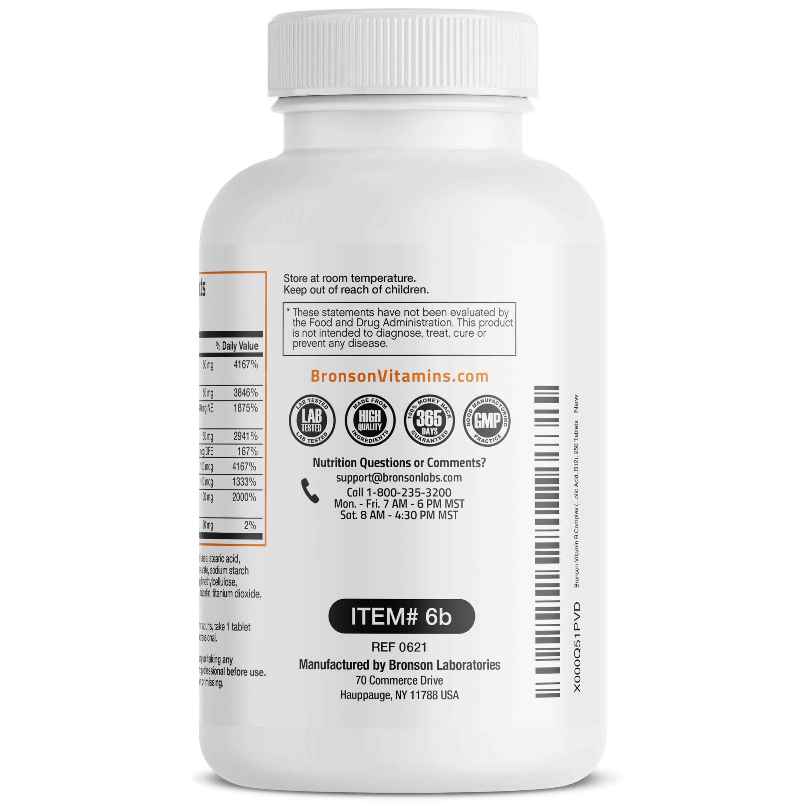 Bronson B-Complex Vitamins 300g packaging