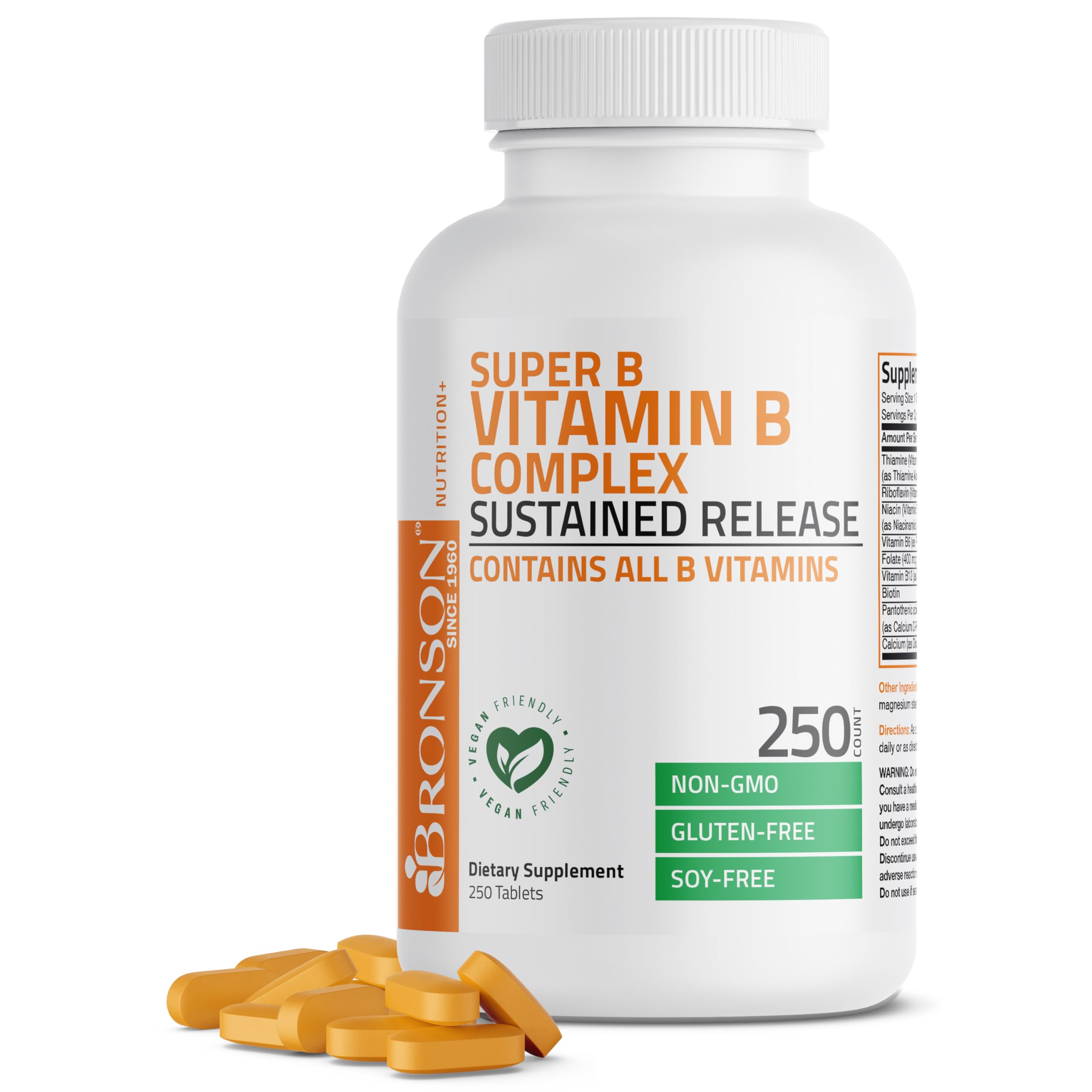 Bronson B-Complex Vitamins 340g front view