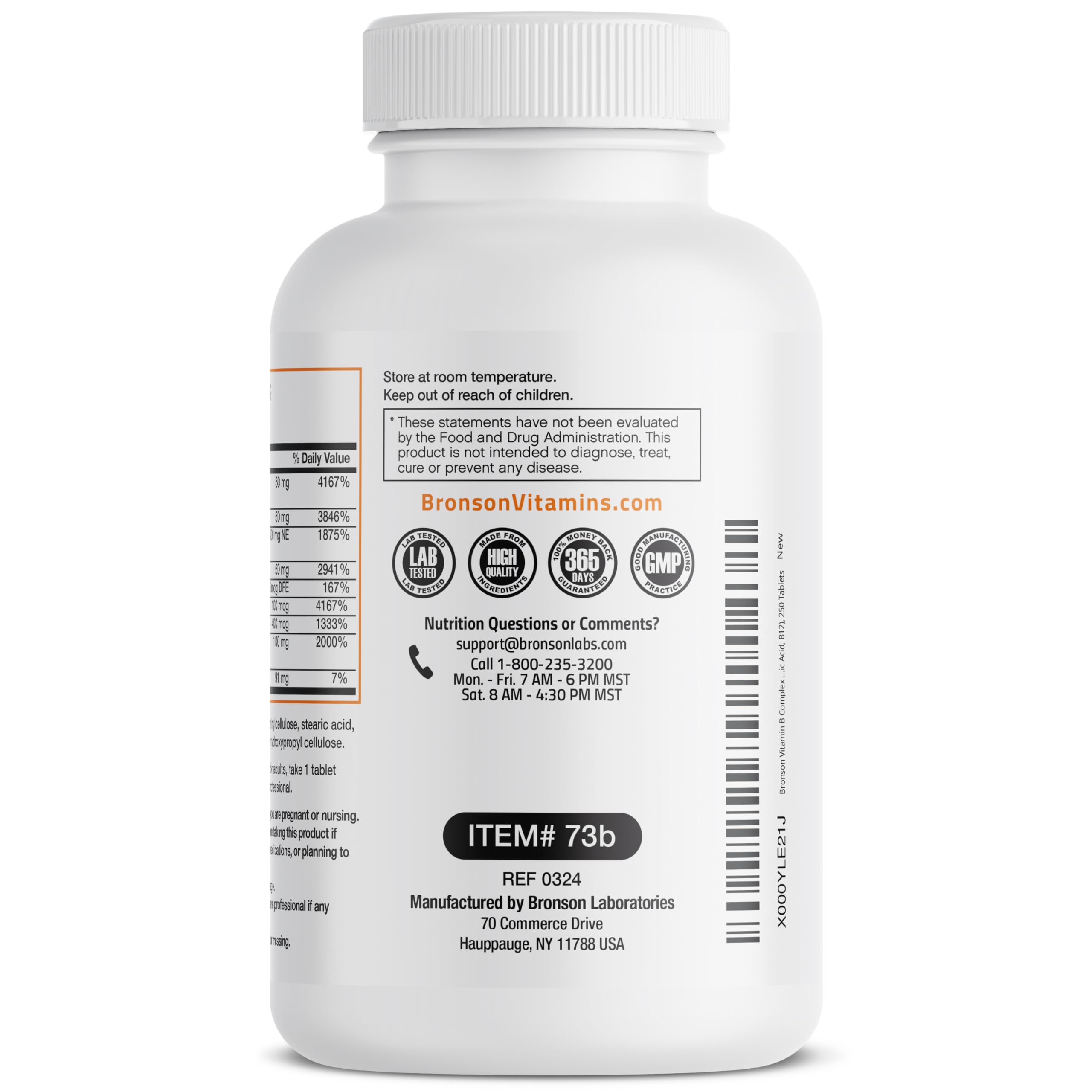Bronson B-Complex Vitamins 340g in a lifestyle setting