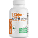 Bronson B-Complex Vitamins 340g on a wooden table