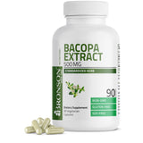 Bronson Bacopa Monnieri 500mg capsules bottle front view