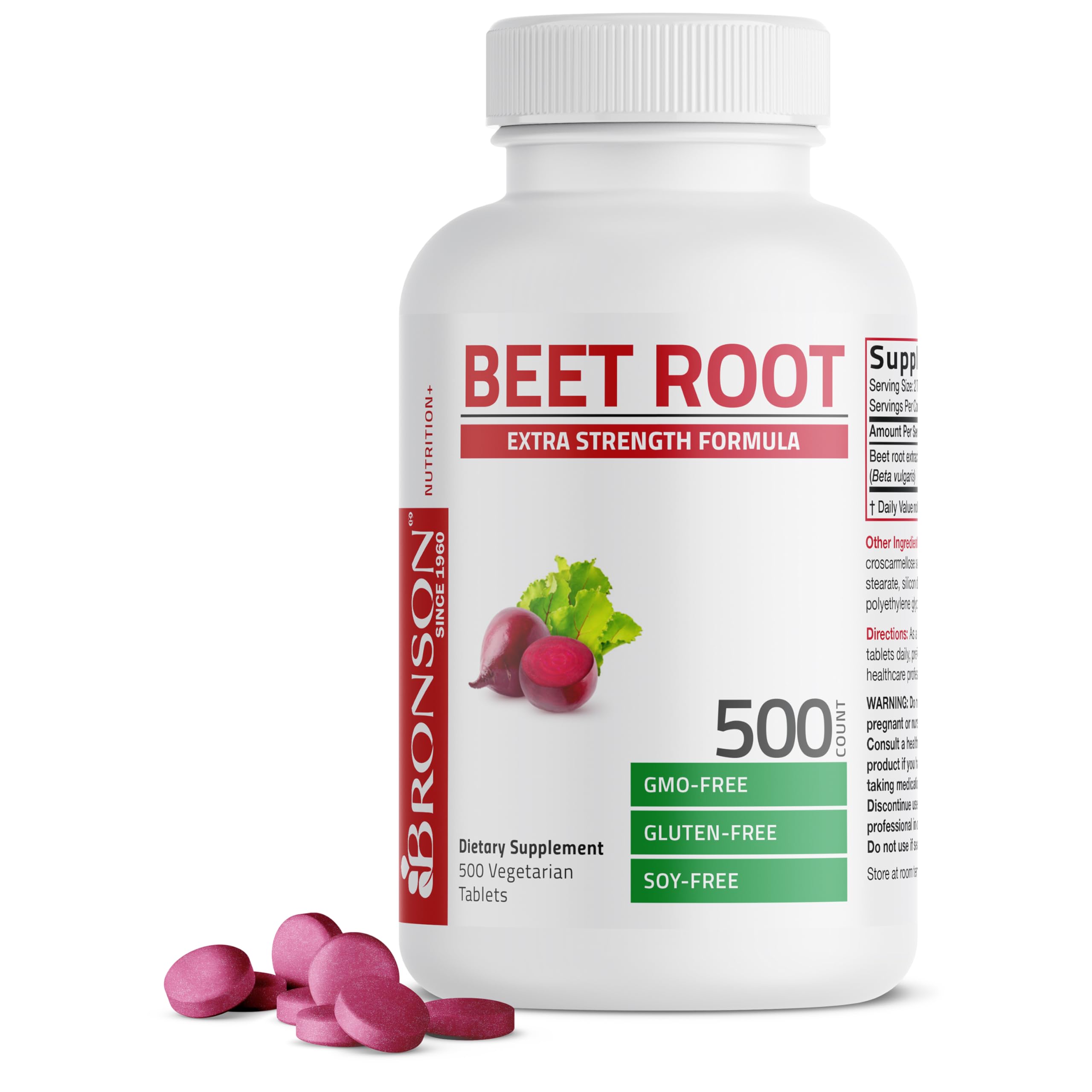 Bronson Beet Root Extract 290g front view with label