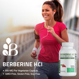 Bronson Berberine HCl 500mg vegetarian capsules packaging
