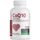 Bronson CoQ10 200mg vegetarian capsules with measuring spoon