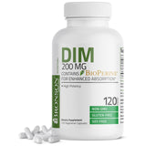 Bronson DIM Supplement 200 MG 60 vegetarian capsules front view
