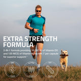 Bronson Extra Strength K2 + D3 10000 IU capsules packaging