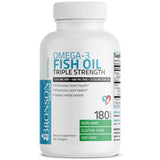 Bronson Fish Oil bottle with nutritional information