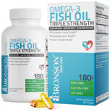 Bronson Fish Oil Supplement 408g front view